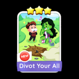 ✫Monopoly Go Stickers✫ Divot Your All(3 Star) 0